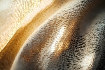 simple burlap curtain background with subtle earthy shades, providing a versatile backdrop for nature-inspired stock images and farmhouse-style designs