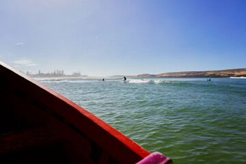 view of Oualidia city of Morocco