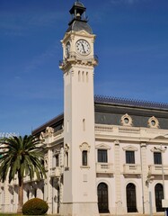 Fototapeta premium Valencia Port Clock (Reloj del Puerto de Valencia), Port of Valencia, Spain