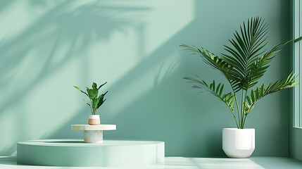 Obraz premium c4d render podium