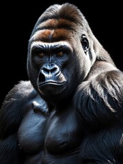 Fototapeta premium gorilla portrait