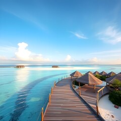 Obraz premium Maldives island