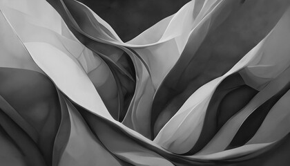 Fototapeta premium Black and white abstract background