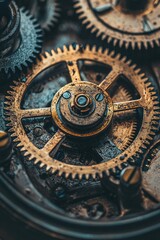 The Elegance of Antique Clock Gears Revealed