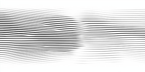 Uneven Horizontal Lines Minimalism