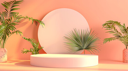 Obraz premium minimal podium