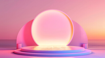 Obraz premium podium