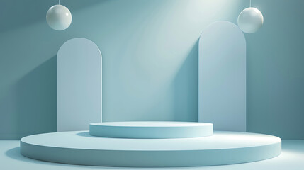 Fototapeta premium podium booth