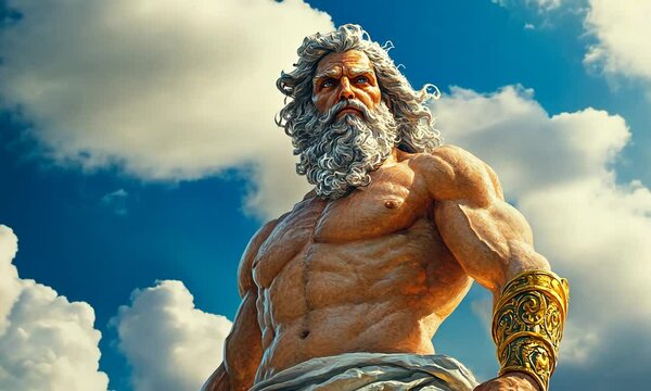 A Powerful Depiction of Zeus, King of the Gods