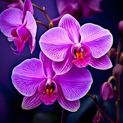 Fototapeta premium beautiful flower natural view element in a magical atmosphere