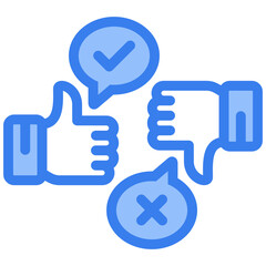 Fototapeta premium Criticism Icon
