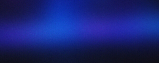 Obraz premium Gradient dark blue grain background, abstract noise texture banner