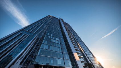 Fototapeta premium Modern Architectural Concepts, Real Estate Visual Assets, Professional Building Design Resources, Urban & Residential Property Graphics