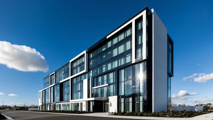 Fototapeta premium Modern Architectural Concepts, Real Estate Visual Assets, Professional Building Design Resources, Urban & Residential Property Graphics