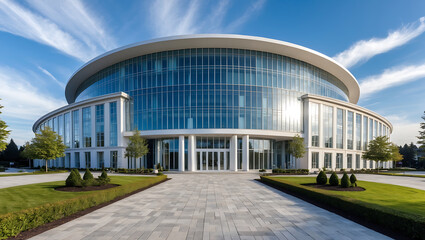 Obraz premium Modern Architectural Concepts, Real Estate Visual Assets, Professional Building Design Resources, Urban & Residential Property Graphics