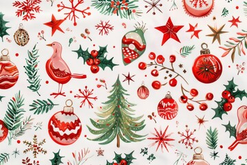 Festive Holiday Table Setting Decorations