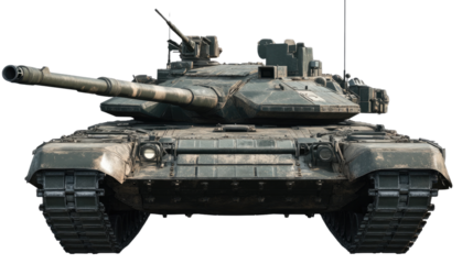 Camouflaged tanks show off heavy armor and powerful cannons. which is separated into battle scenes