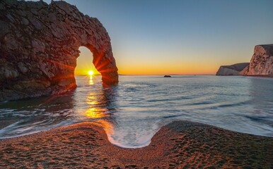 Sunset Durdle Door Dorset