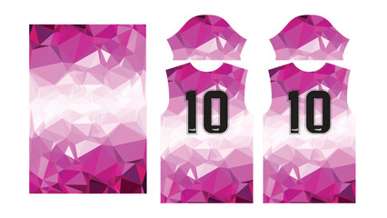 jersey design vector template