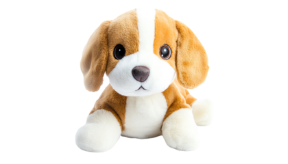 Adorable plush dog toy, perfect for children or as a decorative piece. Soft and cuddly, it adds warmth to any space.