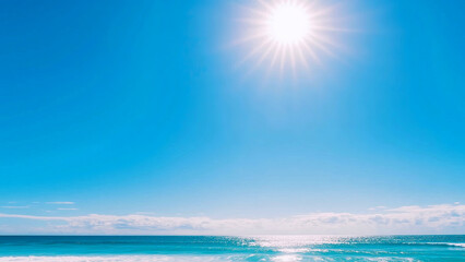 Obraz premium Enjoy a Sunny Day at an Australian Beach With Clear Blue Skies and Waves