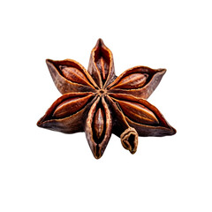 various spices on a transparent background