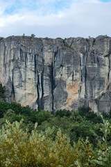the famous Pietra di Bismantova in Italy