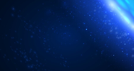 Christmas or other abstract background with soft lights and shiny. Vector.
