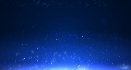 Christmas or other abstract background with soft lights and shiny. Vector.