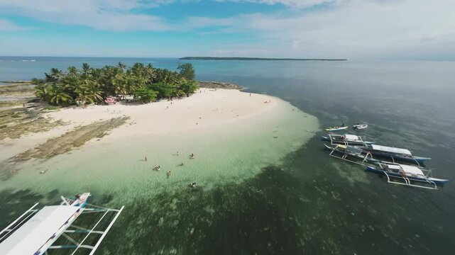 FPV aerial video on guyam island siargao Philippines