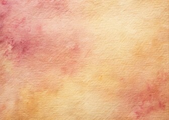 Fototapeta premium Watercolor Paper Texture Abstract Background in Vintage Style for Textured Cards, Wall Covers, and Wrapping - Dusty Rose and Beige Tones with Copy Space for Creative Designs