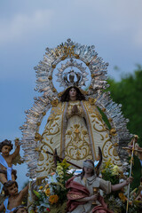 Obraz premium photography of the Virgin of the Angels of Getafe beauty, devotion and peace.