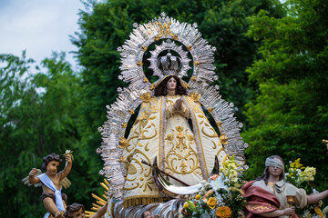 photography of the Virgin of the Angels of Getafe beauty, devotion and peace.