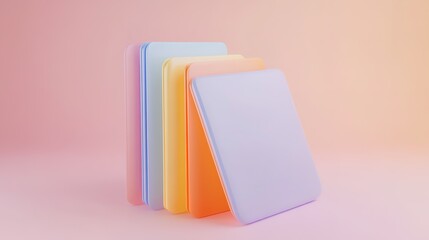 Stylish Plastic Folder with PDF Files, Featuring a Sleek Design and Organized Aesthetic for Modern Office and Digital Workflow
