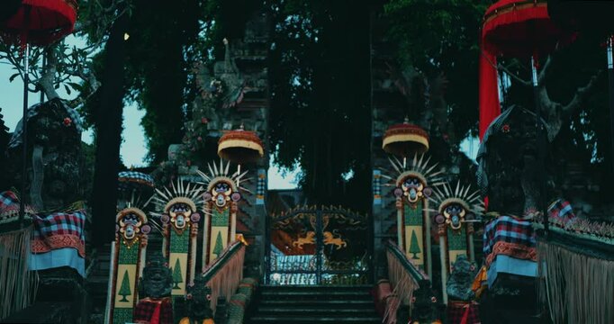 Pura Dalem Pacekan Penestanan, a Hindu temple in Bali, Indonesia.