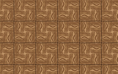 Fototapeta premium Floor and sidewalk tiles seamless pattern vector.