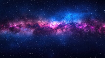 Fototapeta premium Vibrant Night Sky Filled with Stars and Constellations
