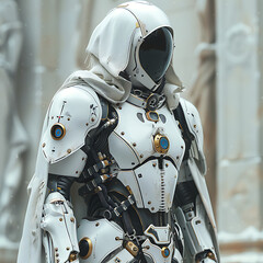 Fototapeta premium future robot soldier