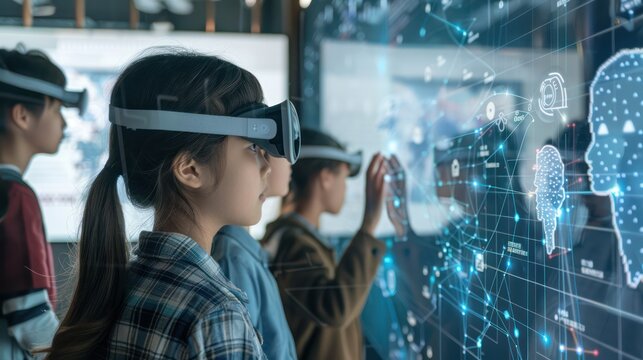 Schools integrating AI systems to enhance the learning experience with real-time feedback and personalized curriculum.