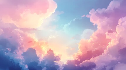 Dramatic photo of the sky at dusk with fiery clouds reflecting the last light of day