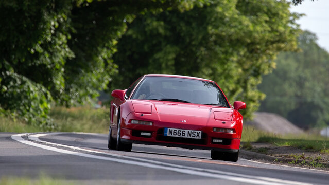 1996 red Honda NSX