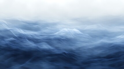 Fototapeta premium High-resolution close-up of stormy clouds rolling in, dramatic lighting, deep shades of gray and blue, realistic detail with soft background bokeh