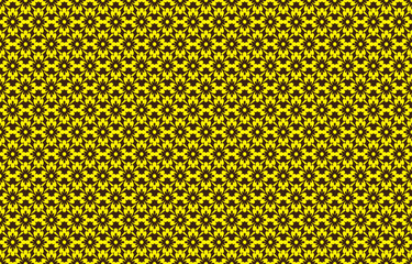 Pattern with detailed geometrical ornaments. Seamless vector background.