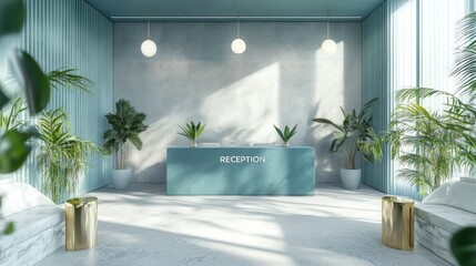 Modern Reception Desk.