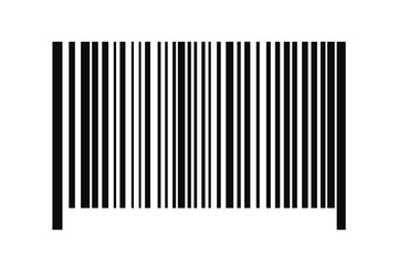 Barcode isolated on white background. Code stripes sticker. Barcode labels, customers qr code