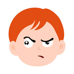 boy or girls face expression. different postures with various emotions.boy or girls face expression. d