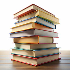 books stack realistic