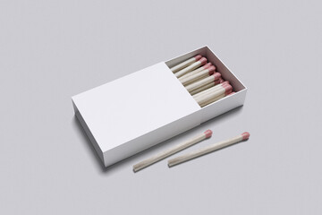 Matches Box Blank Mockup