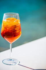 Close-Up of Icy Margarita Cocktails