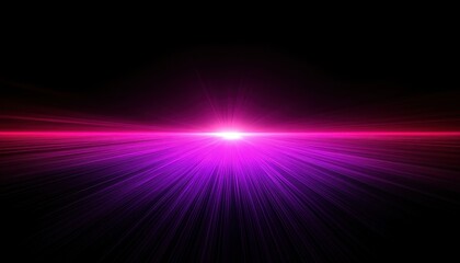 Abstract pink light burst on a black background, creating a vibrant and striking visual effect.